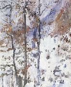 Lovis Corinth Walchensee, Schneelandschaft oil painting on canvas